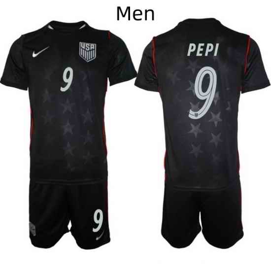USA FIFA World Cup 2026 Navy Blue Soccer Jersey Ricardo Pepi #9